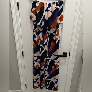 Tyche Multicolor Abstract Jumpsuit